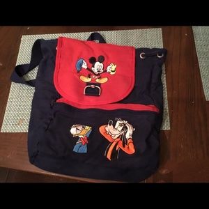 Vintage Mickey Mouse book bag